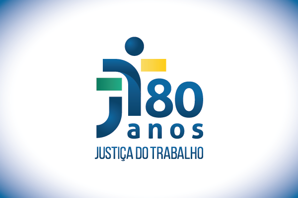 Logomarca dos 80 anos da Justiça do Trabalho