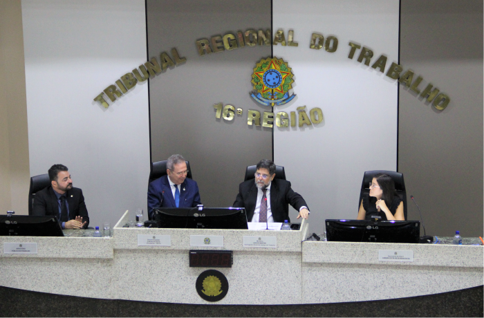Imagem do ministro Caputo Bastos fazendo análise no encerramento da correição ordinária