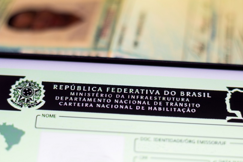 Imagem: carteira nacional de habilitação