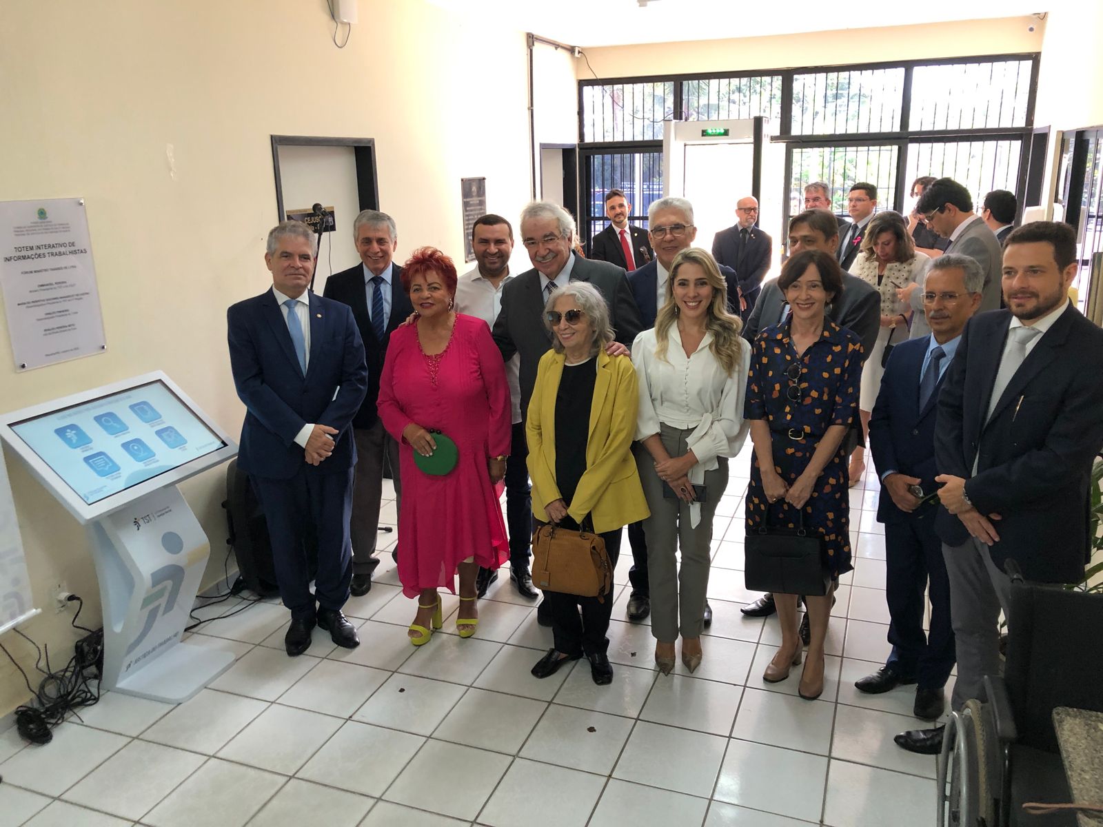 Ministro Emmanoel Pereira inaugura totem interativo em Macaíba (RN) 