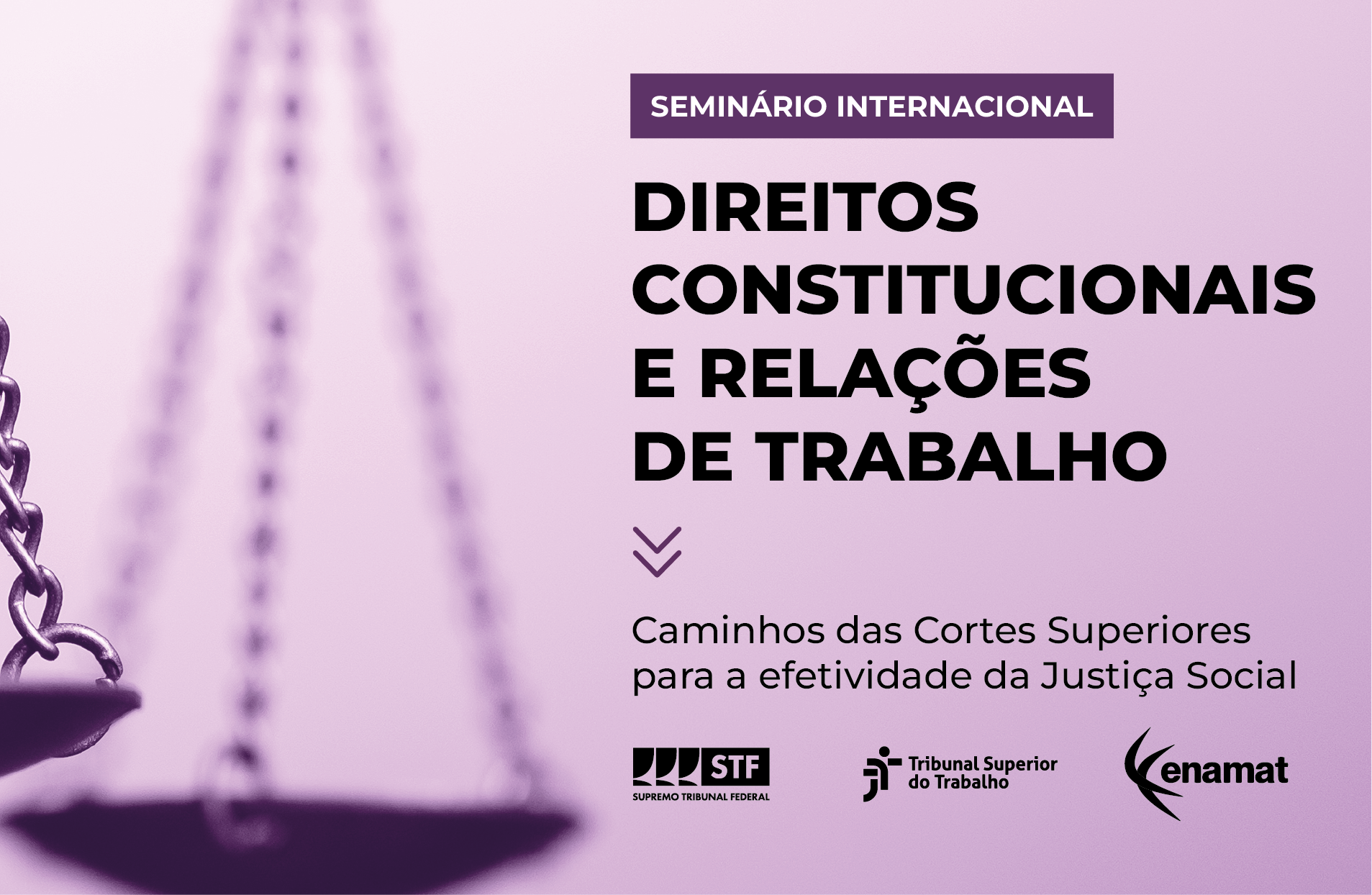 Seminário vai abordar Direitos Constitucionais e Relações de Trabalho
