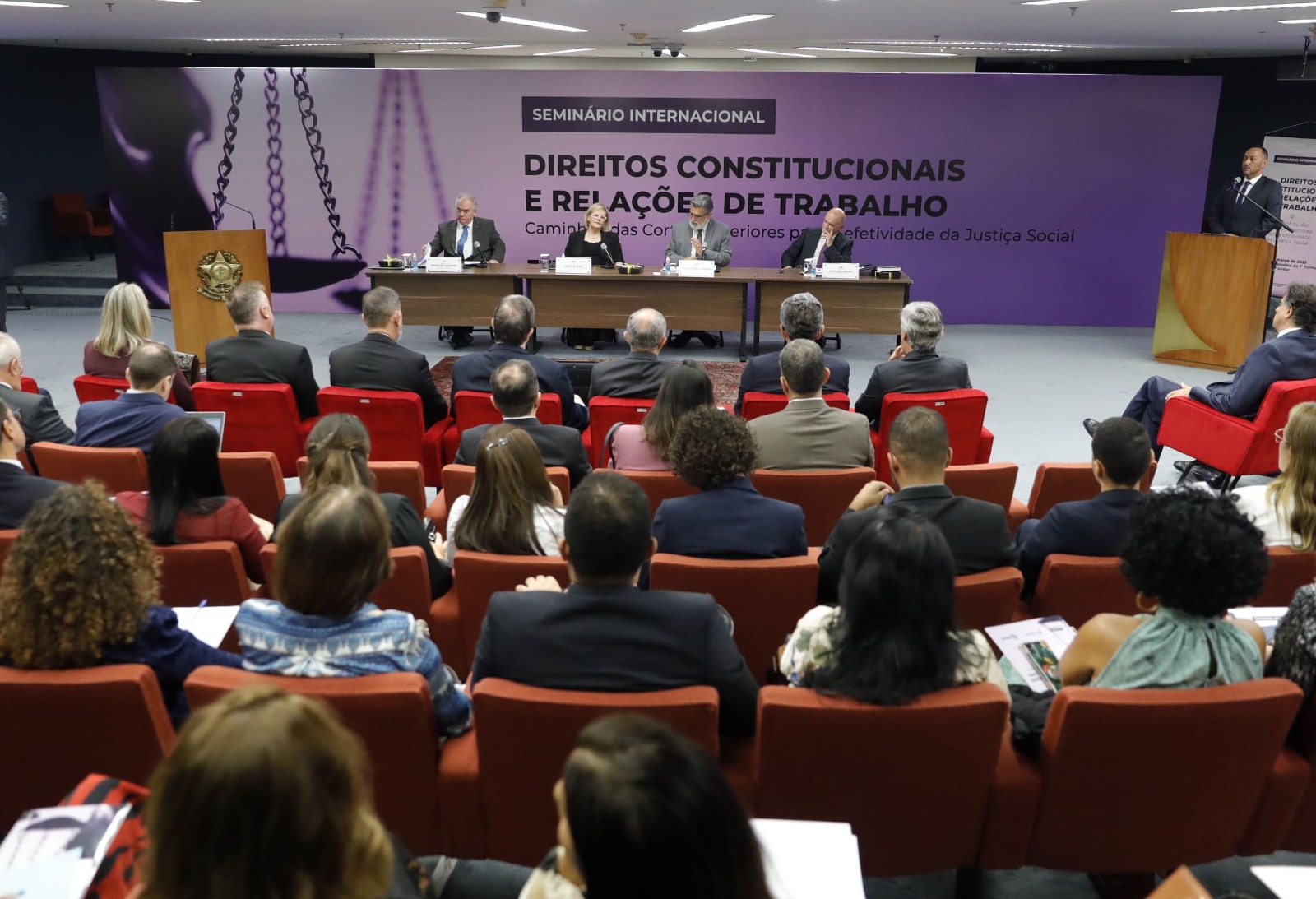 Presidentes do STF e do TST ressaltam importância da efetividade da justiça social