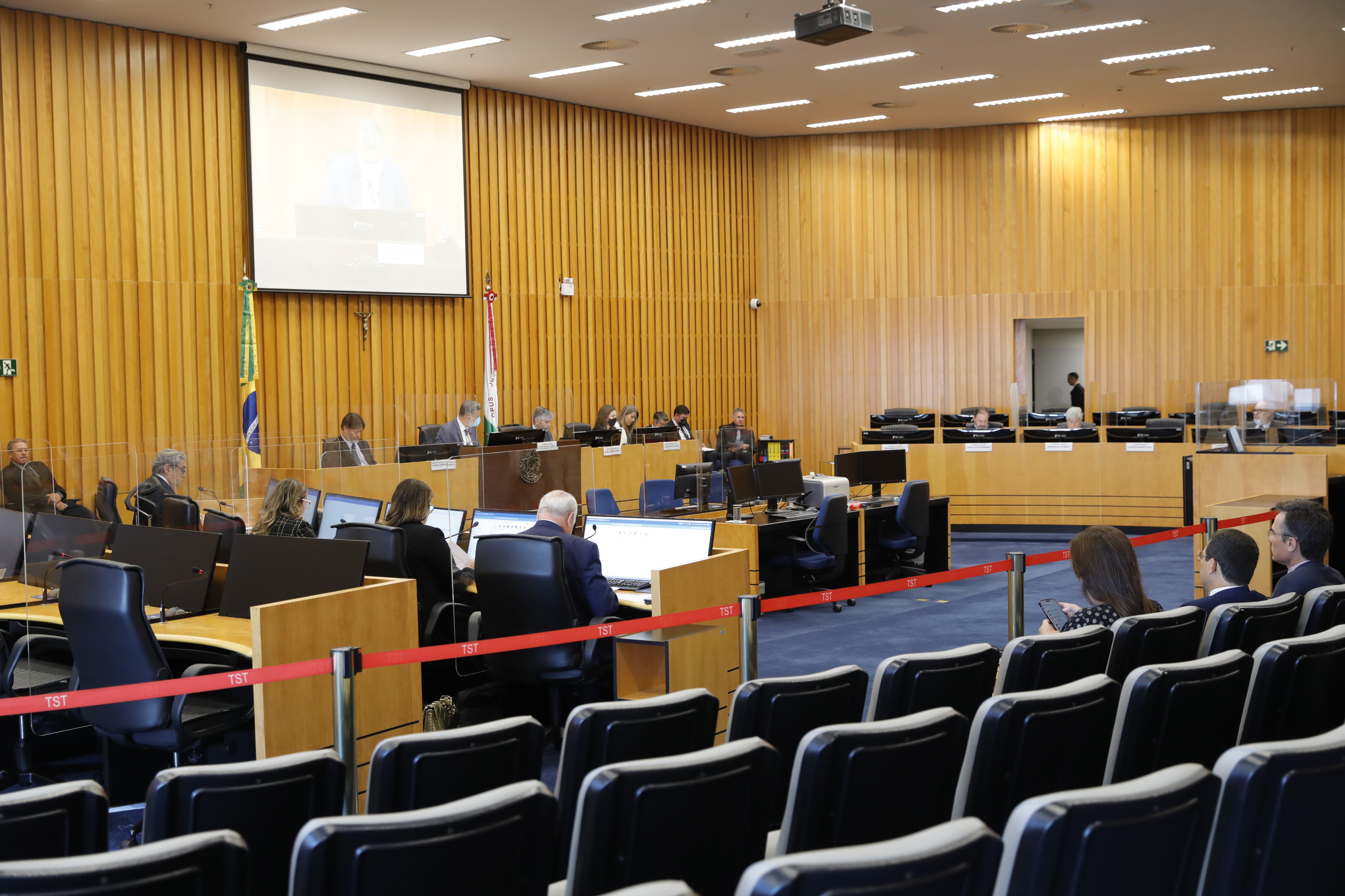 A sessão do CSJT foi realizada na última sexta-feira (28/4). (Foto: Fellipe Sampaio)