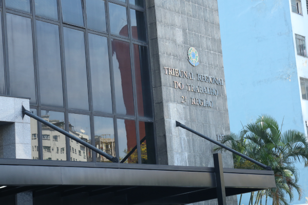 Fachada do TRT da 2ª Região. (Foto: TRT-2)