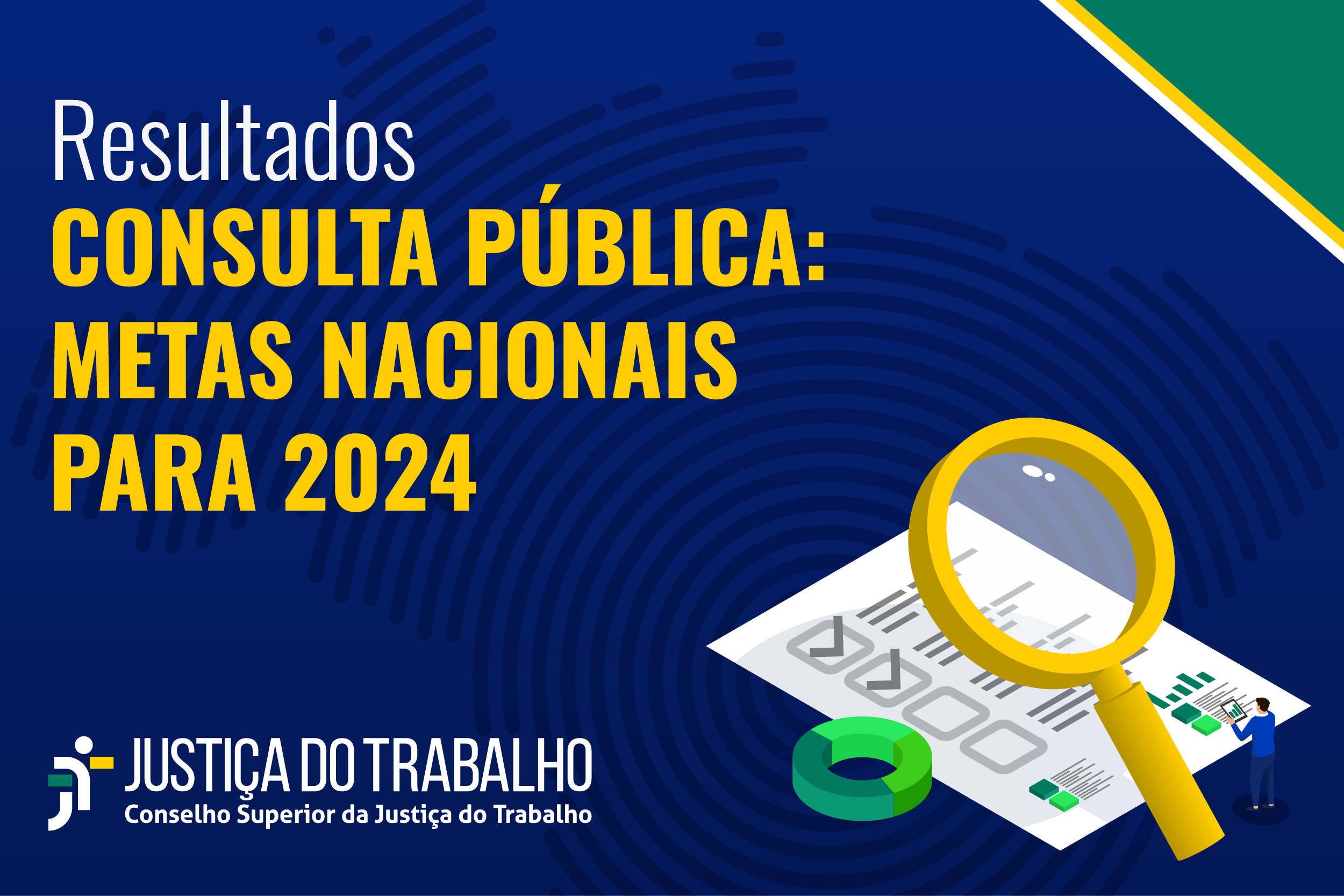 Confira os resultados da Consulta Pública da Justiça do Trabalho para as metas nacionais 2024 