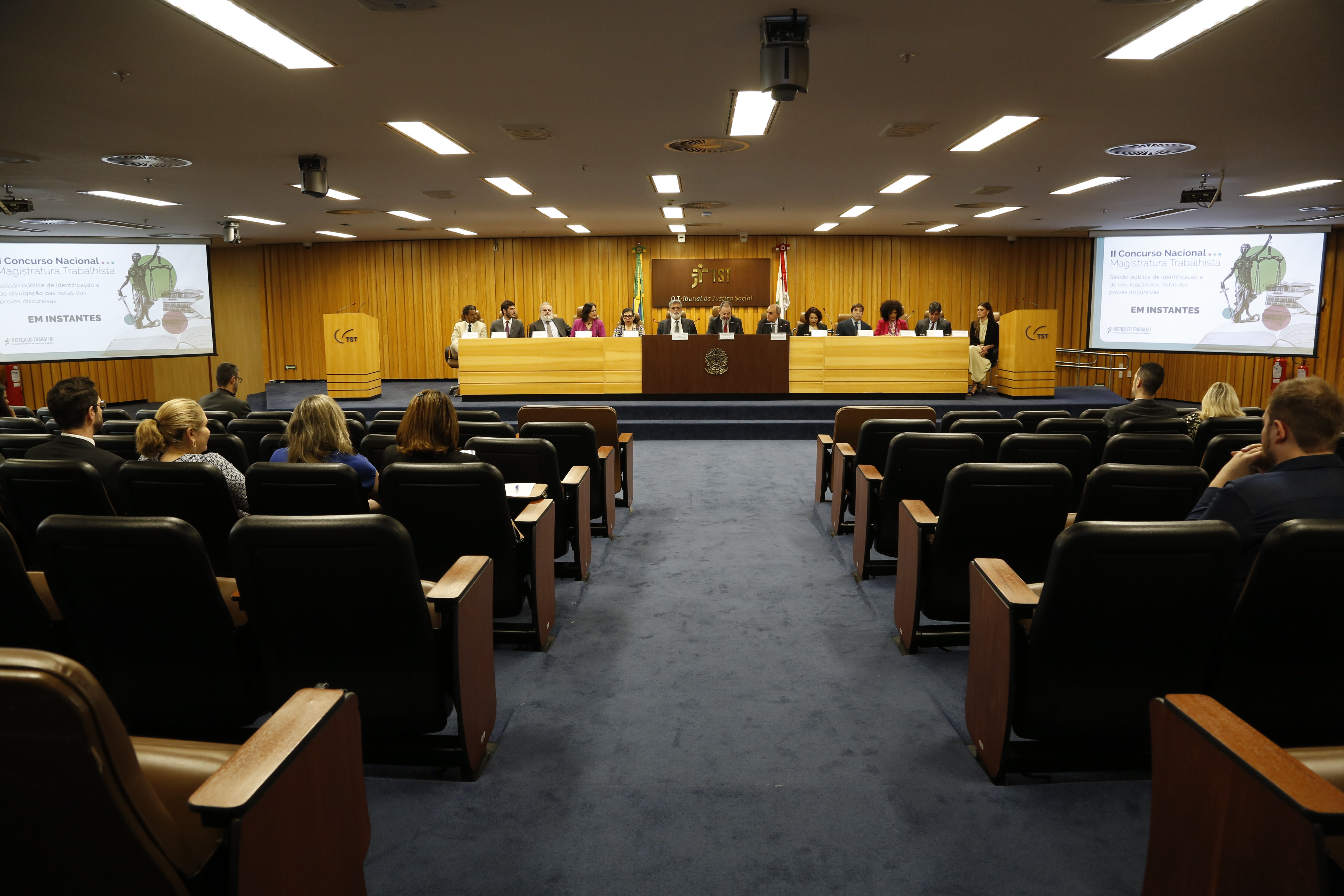 Concurso Nacional da Magistratura: notas da segunda etapa são divulgadas em sessão pública no TST