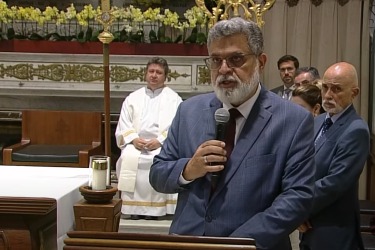 Ministro Lelio Bentes Corrêa lê a Oitava Carta de Aparecida