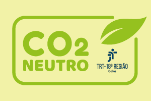 Banner de divulgação do programa CO2 neutro do TRT da 18ª Região.