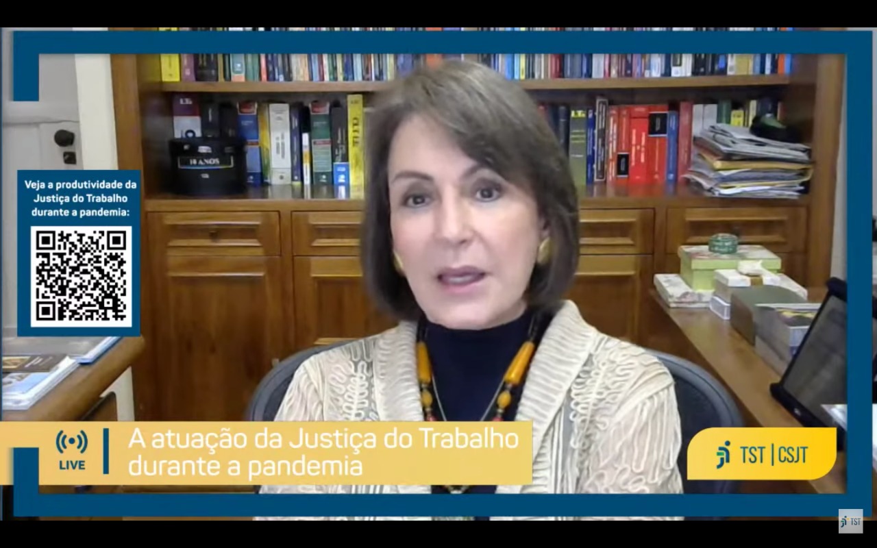 Justiça do Trabalho tem cumprido seu papel durante pandemia da Covid-19, diz presidente do TST/CSJT