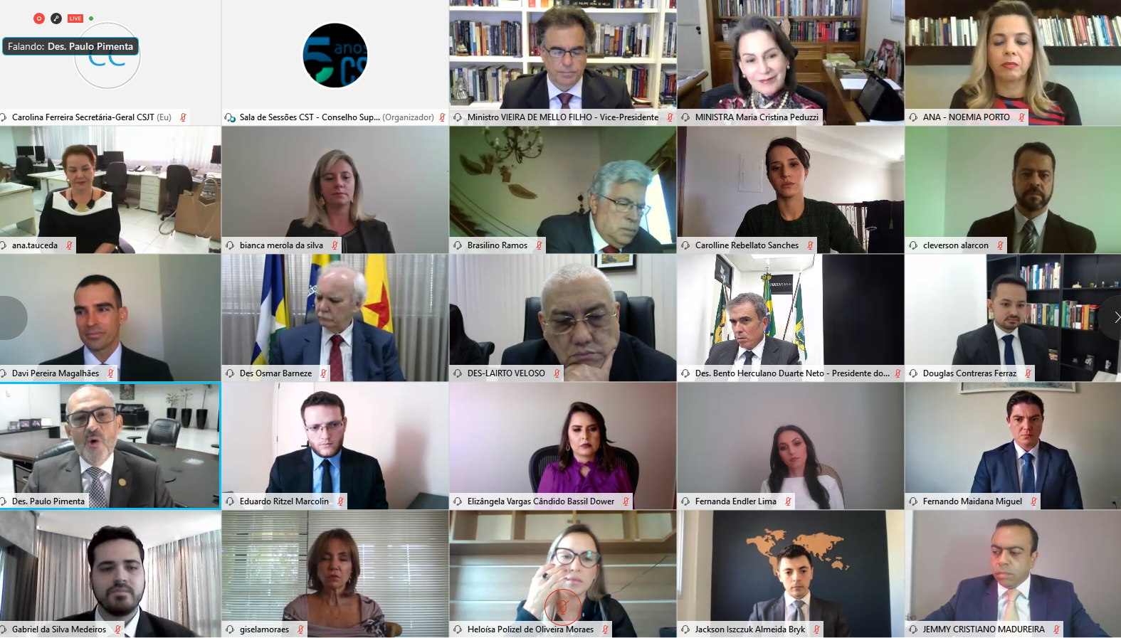 Concurso nacional: juízes do Trabalho são empossados nos TRTs da 8ª e da 14ª Região 