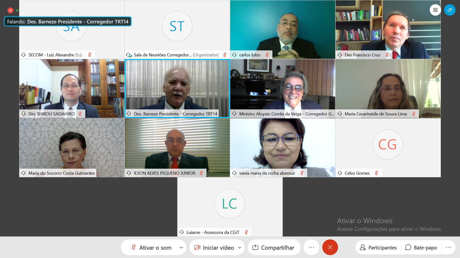 Correição ordinária é iniciada no TRT da 14ª Região (RO/AC)