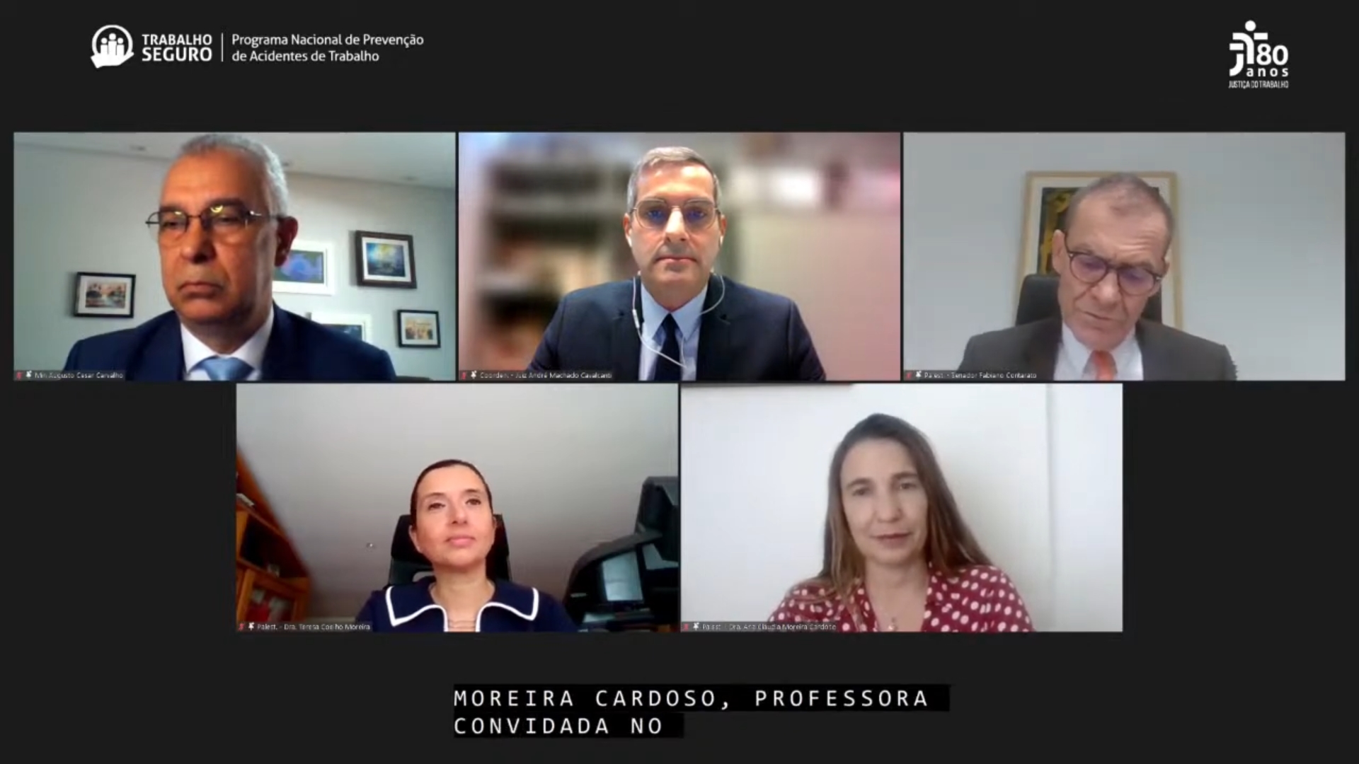 Teletrabalho e prioridade à saúde mental são destaques no quarto dia do Seminário Trabalho Seguro