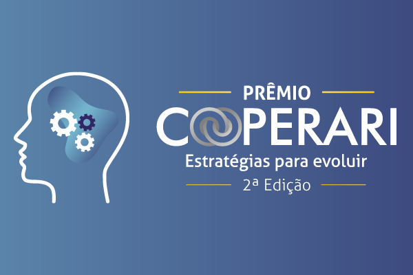 Logo do Prêmio - Uma ilustração de cabeça humana em perfil com engrenagens simulando o cérebro.