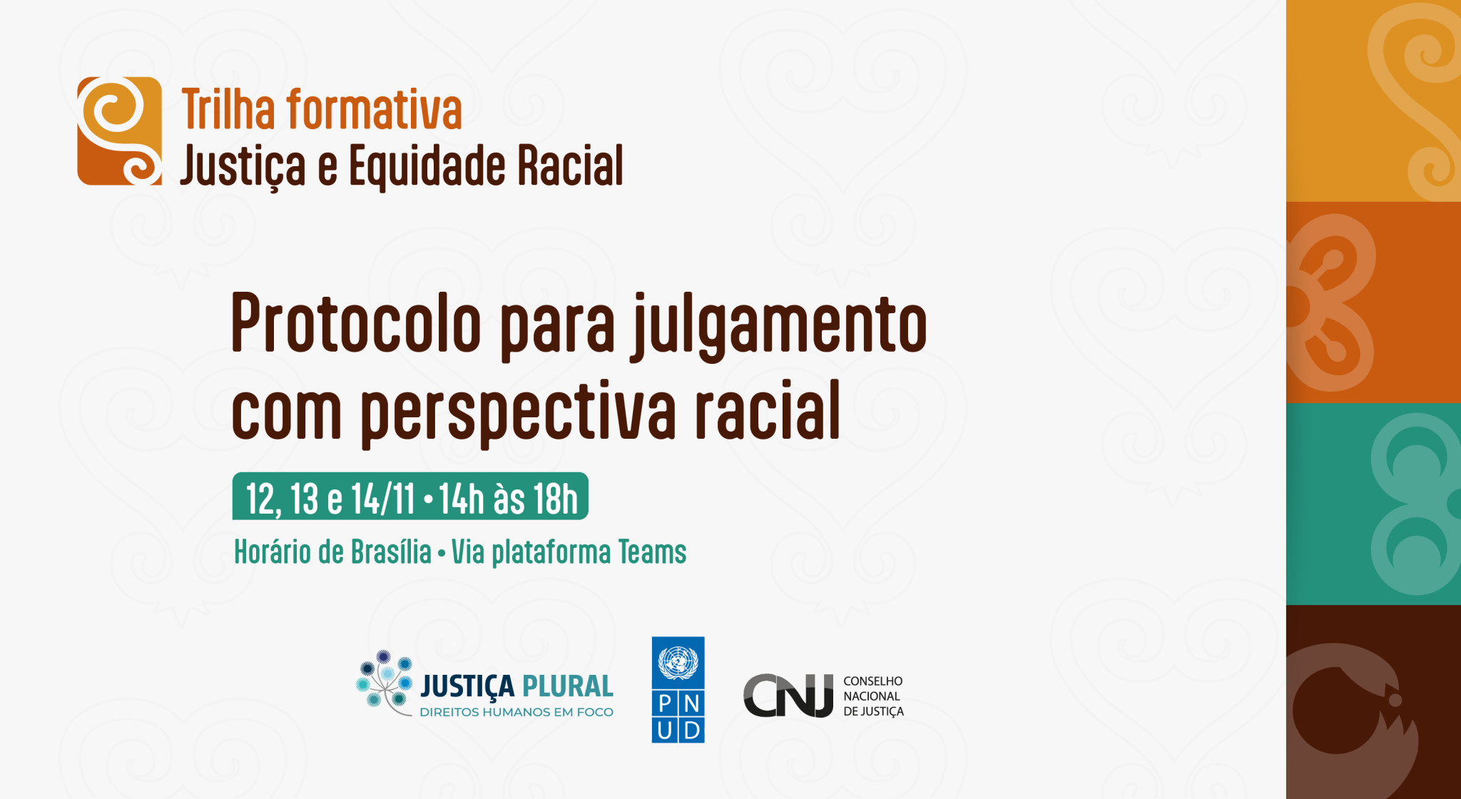 A imagem é um cartaz divulgando o evento 