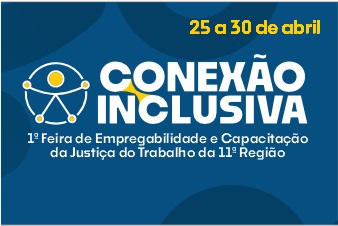 A imagem tem fundo azul, com um logotipo à esquerda e o texto