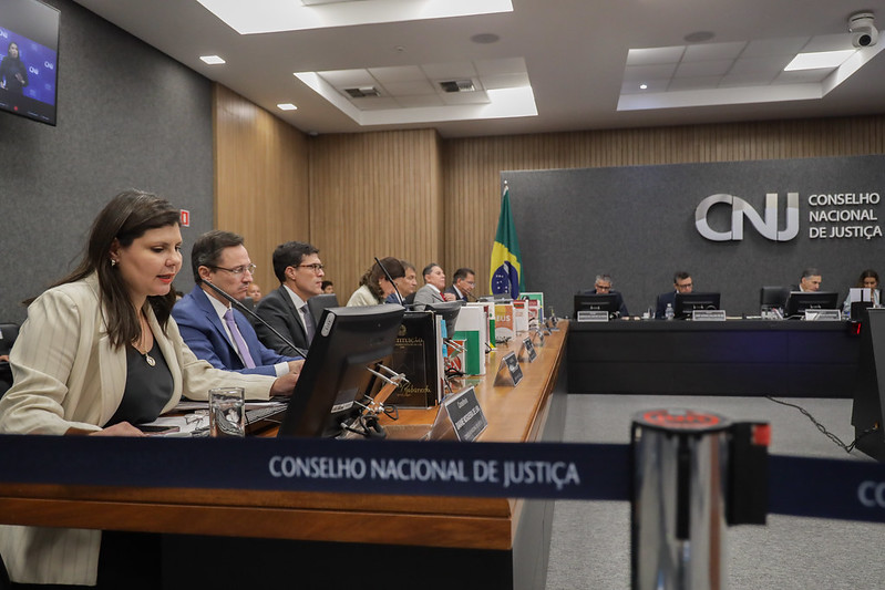Foto do plenário do CNJ na sessão desta terça-feira (16).