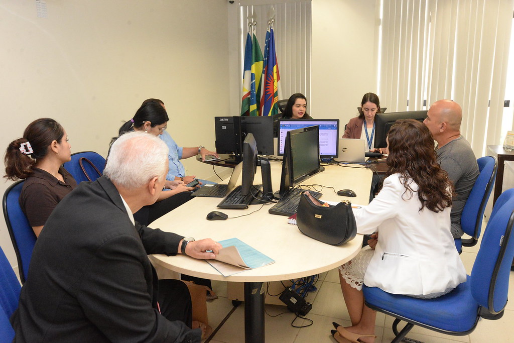 Foto de sala de audiência na Semana da Execução em Pernambuco.