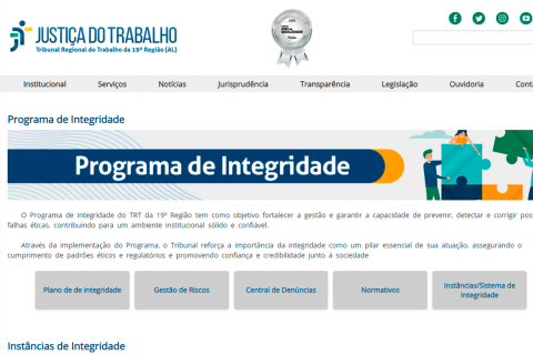 TRT-AL lança Programa de Integridade para fortalecer ética e transparência institucional