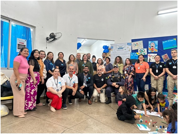 Fotografia referente à Ação ''Cuidar de Quem Cuida'' no TRT-11