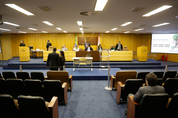 Comissão da Prova Oral no local de arguição