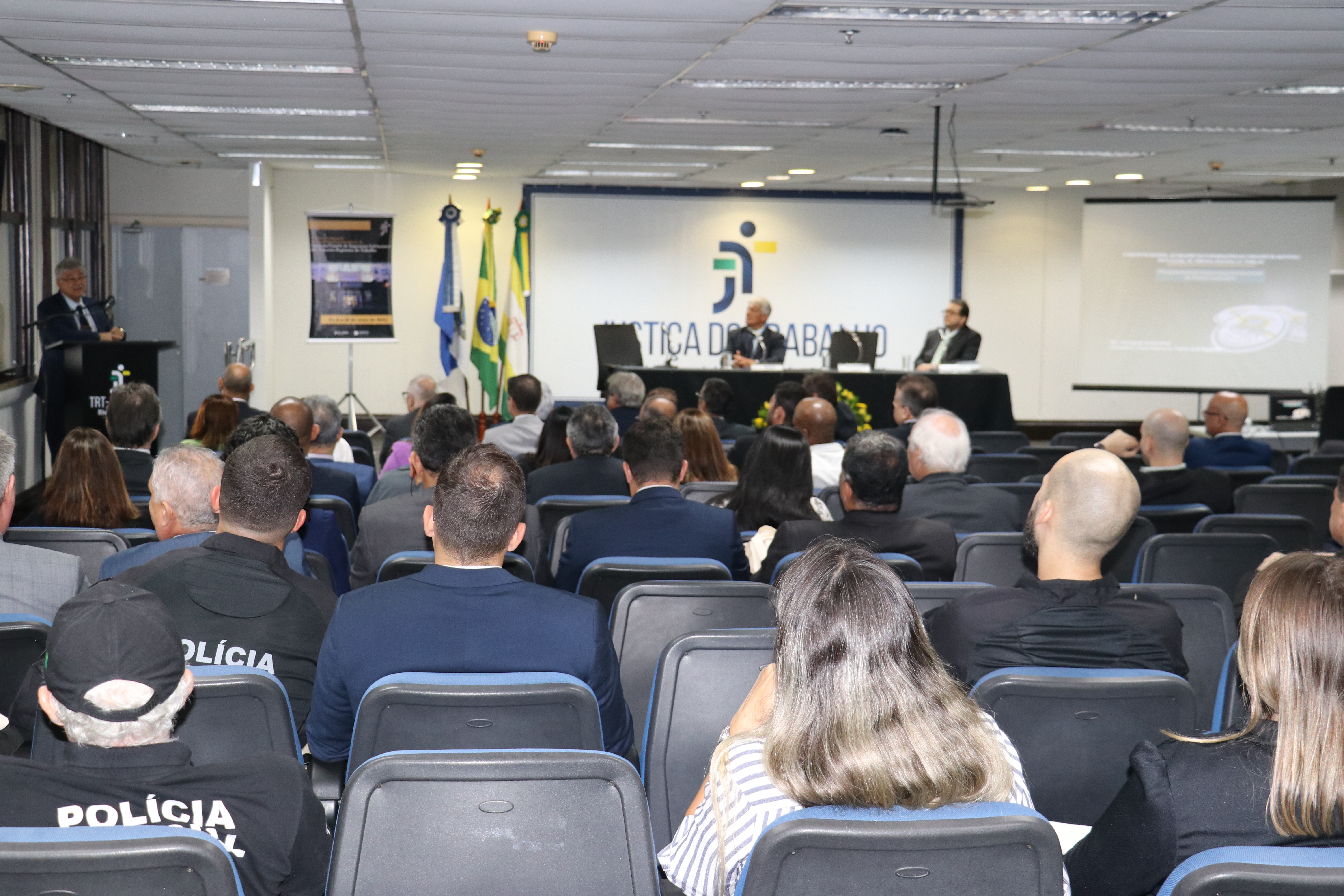 Fotos do 2º Encontro Nacional de Presidentes/Coordenadores de Comissão/Comitê de Segurança Institucional dos Tribunais Regionais do Trabalho.