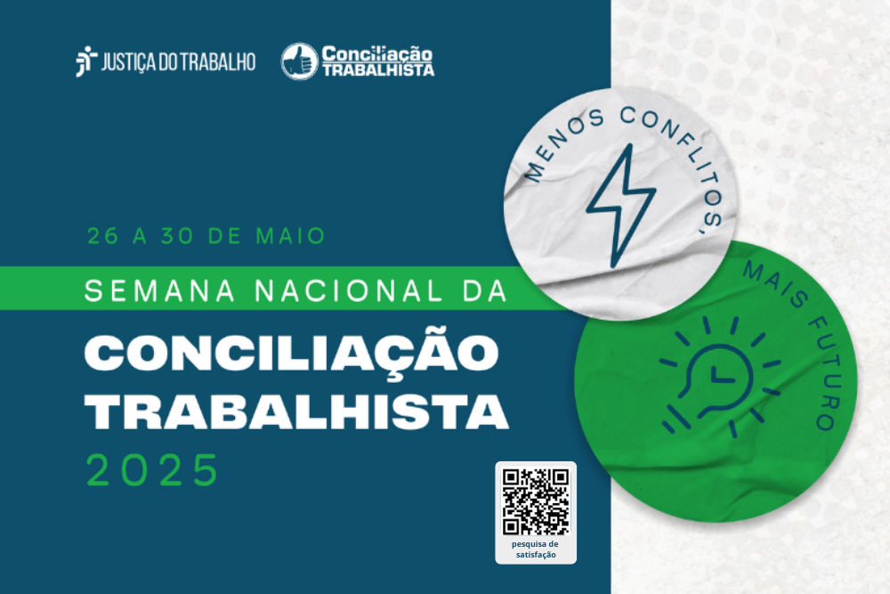 TRT-14 pauta mais de mil processos para a Semana da Conciliação Trabalhista 2025