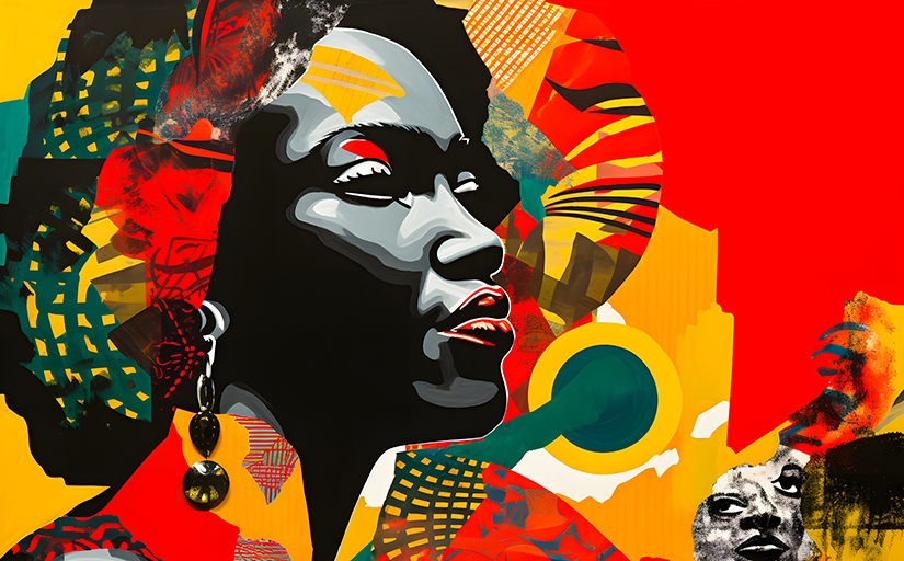 Mulher negra latino-americana e caribenha representada na imagem meramente ilustrativa