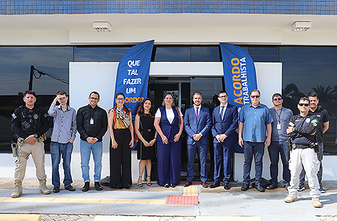 Fotografia referente ao mutirão de conciliação no TRT-23 (MT)