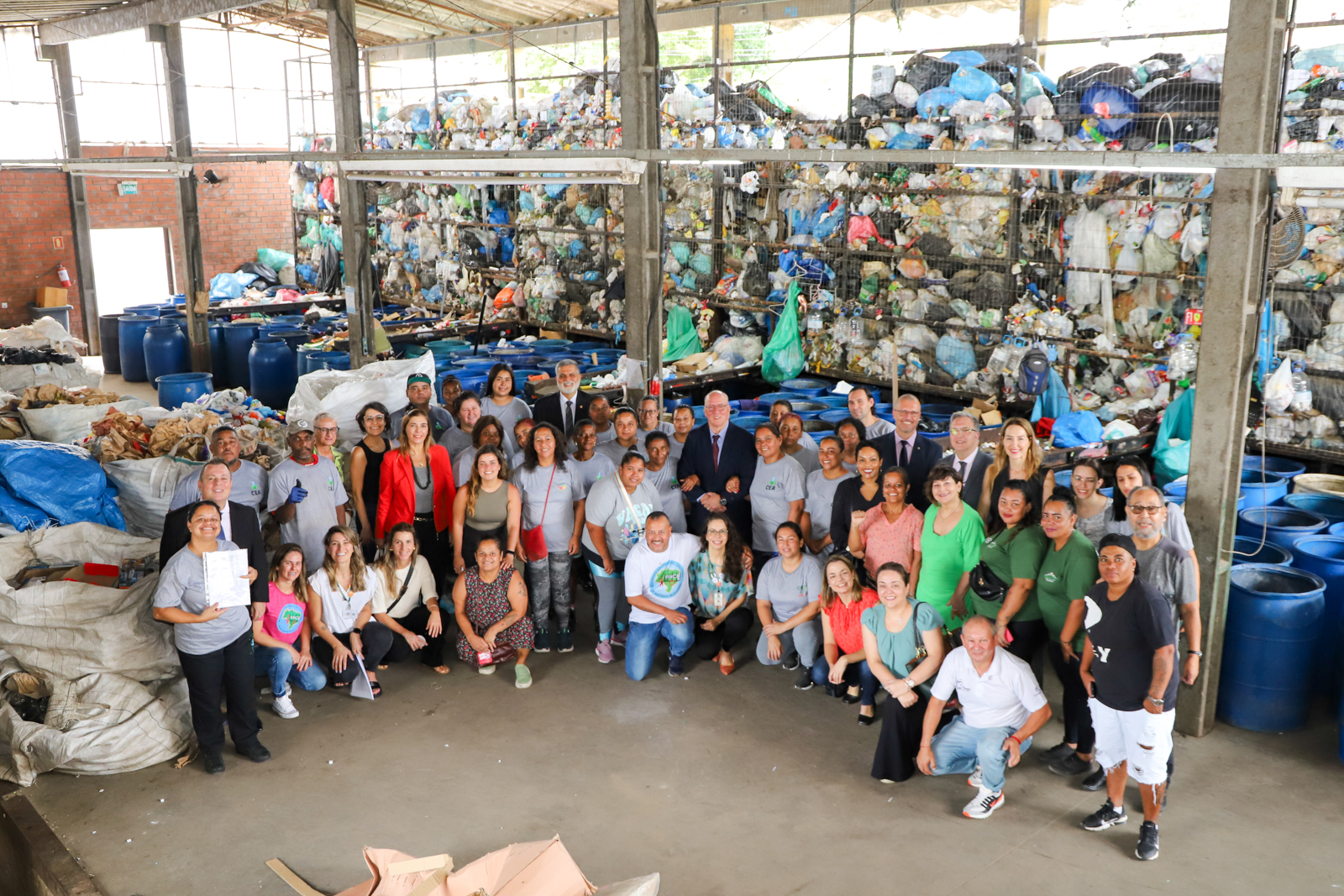 Presidente do TST e do CSJT visita Centro de Reciclagem e Museu do Hip Hop em Porto Alegre
