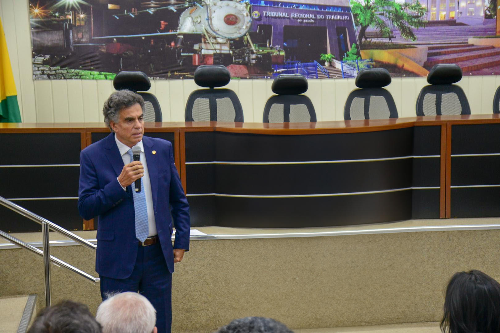 Fotografia do Corregedor-Geral da Justiça do Trabalho, ministro Vieira de Mello Filho, em foco.