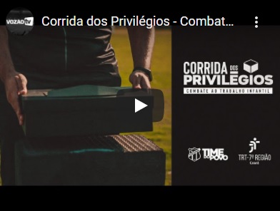 Frame do vídeo Corrida dos Privilégios - Combate ao trabalho infantil
