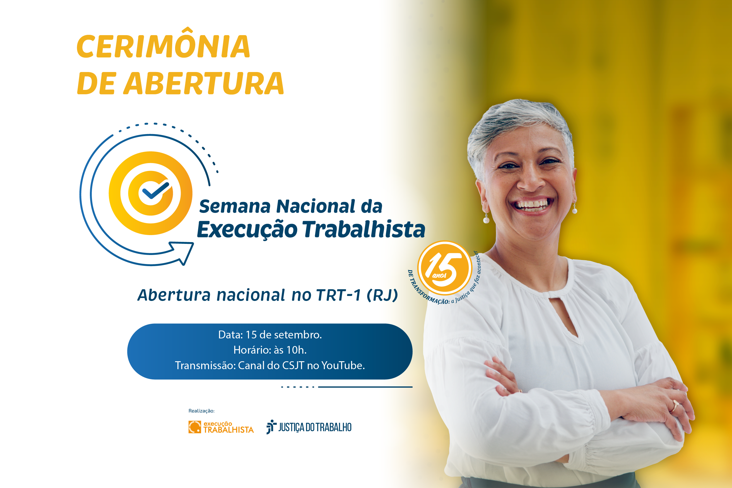 Rio de Janeiro vai sediar abertura nacional da Semana de Execução Trabalhista 2025 nesta segunda (15)