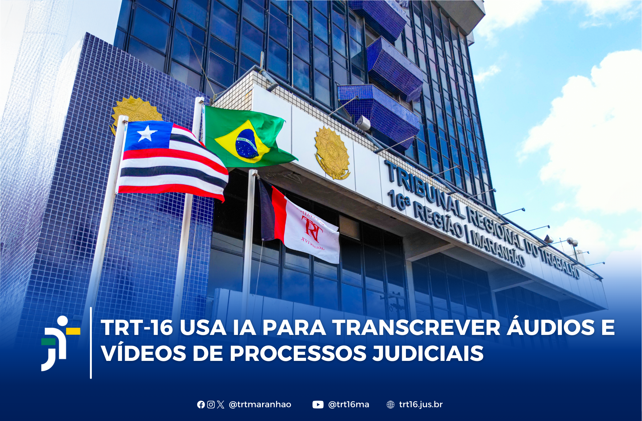 TRT-16 faz uso de IA para transcrever áudios e vídeos de processos judiciais