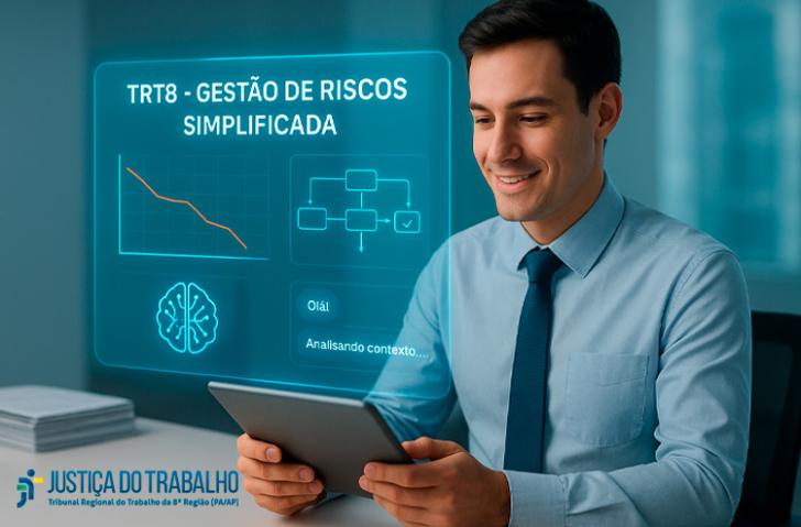 TRT–8 investe em assistentes de Inteligência Artificial (IA) para otimizar o processo de Gestão de Riscos