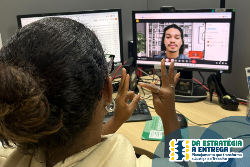 Balcão Visual amplia acessibilidade para pessoas surdas na Justiça do Trabalho