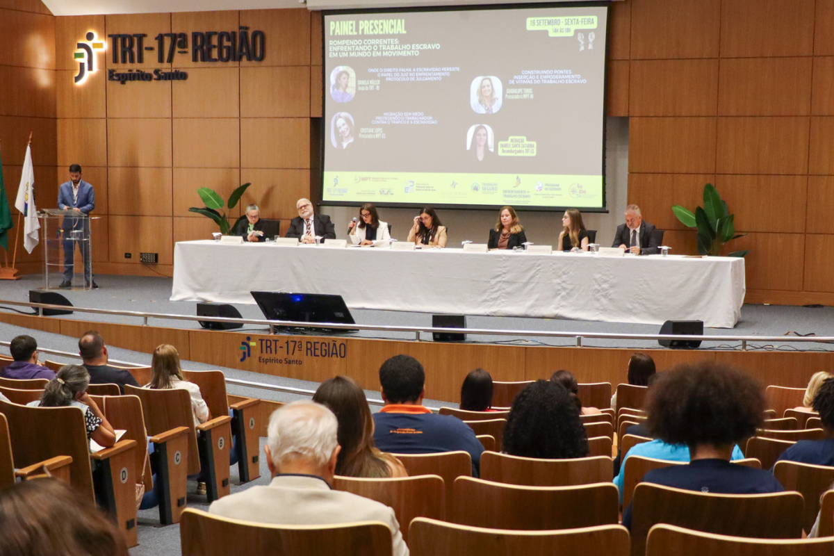Painel discute desafios do combate ao trabalho escravo contemporâneo