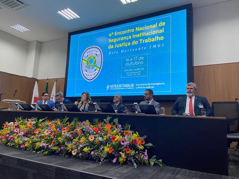 Encontro Nacional realizado pelo TRT-MG discute segurança da Justiça do Trabalho