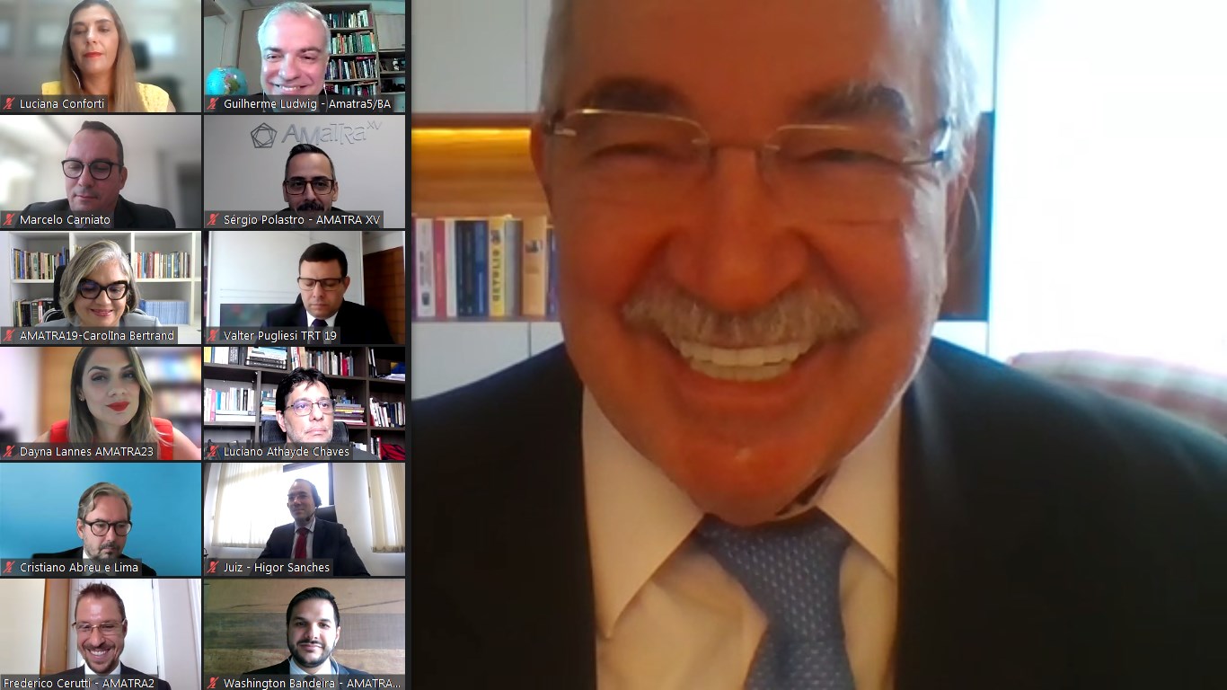 Ministro Emmanoel Pereira se reúne com Anamatra e lideranças regionais das Amatras