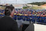 Três mil trabalhadores participaram do ato pelo Trabalho Seguro na Arena Pernambuco