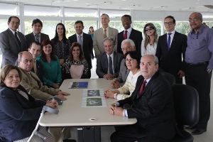 Presidente Barros Levenhagen faz visita institucional ao TRT-5 (BA)