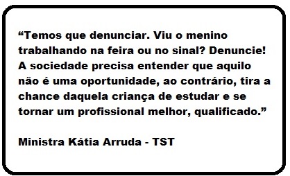 12 de junho - data alerta sociedade sobre exploração do trabalho infantil
