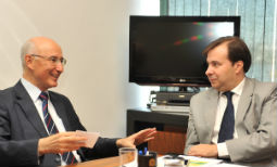 Ministro Ives Gandra Filho visita presidente da Câmara dos Deputados