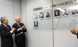 Inaugurada galeria de secretários-gerais do CSJT