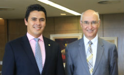 Presidente do CSJT recebe deputado Diego Garcia