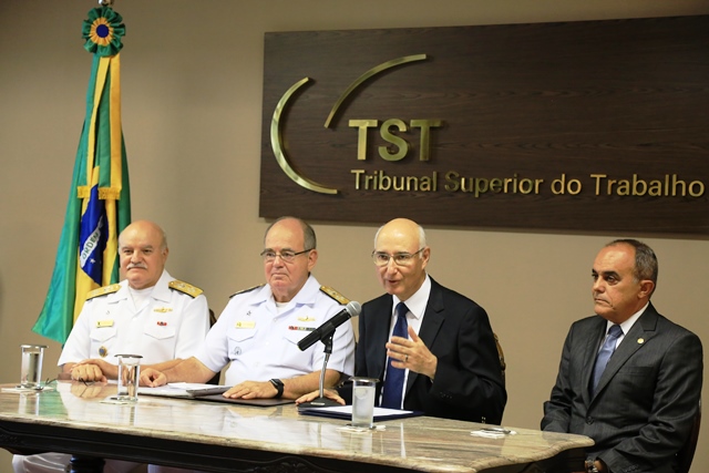 JT firma acordo com Marinha para desenvolver software para consulta e penhora de embarcações