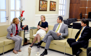 Secretária-Geral do CSJT acompanha reforma de edifício do TRT da 7a região