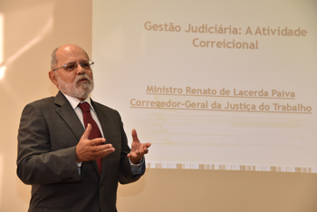 Ministro Renato de Lacerda Paiva inicia correição no TRT-RS