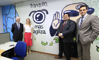 Painel de Pedro Sangeon ilustra a Coordenadoria Técnica do PJe no CSJT