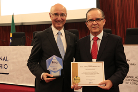 JT recebe 25 prêmios do CNJ de excelência da gestão da informação