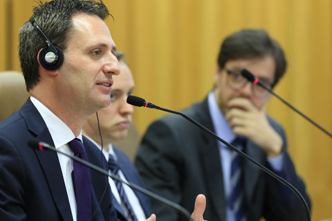 Aula magna com professor Robert Bordone aborda as modernas técnicas para a solução de disputas